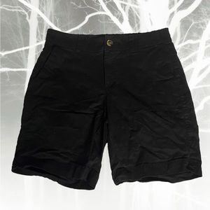 old navy black mid rise everyday shorts